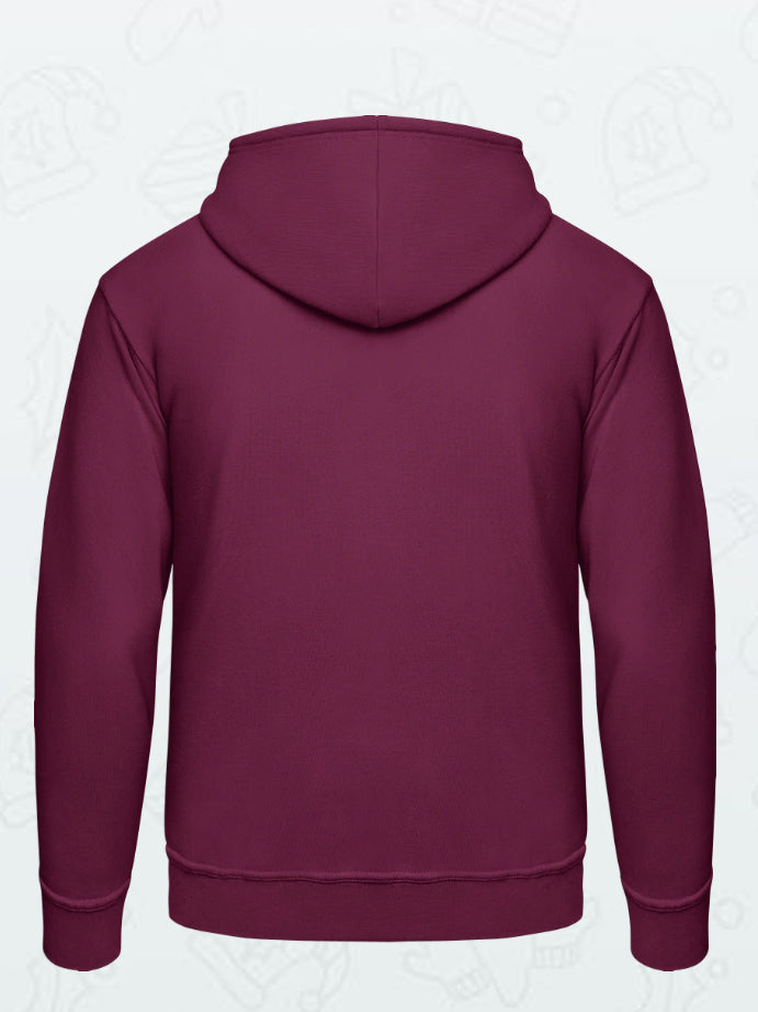 Bundle: 2 Hoodies (blau, burgunderrot) - Musiker Merchandise Shop