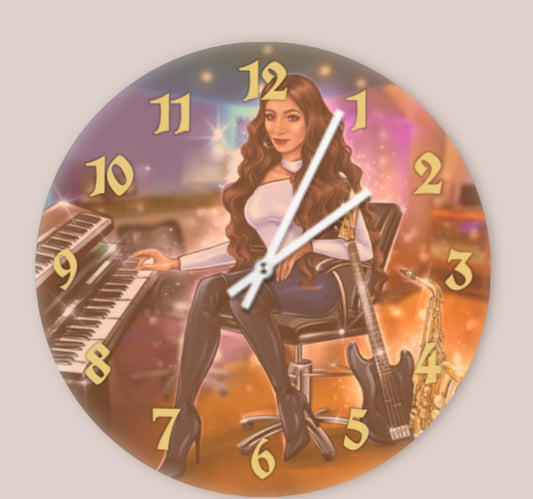 Bundle: Wanduhr & Tasse - Musiker Merchandise Shop