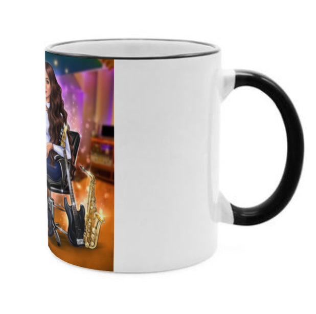 Tasse (schwarz) - Musiker Merchandise Shop