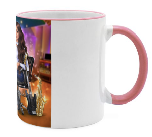 Tasse in rosa für Musiker - Musiker Merchandise Shop