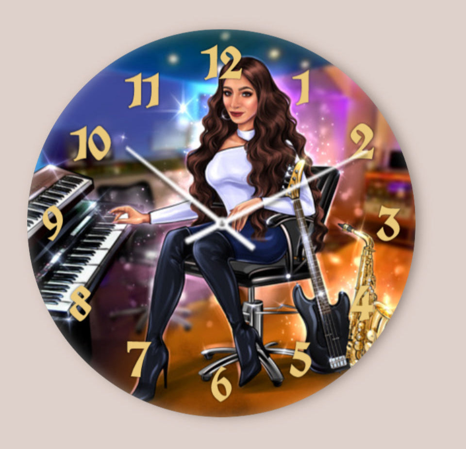 Wanduhr für Musiker - Musiker Merchandise Shop