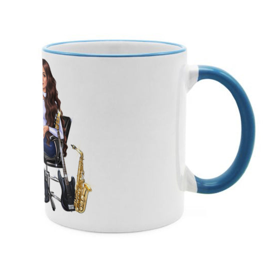 Tasse in blau für Musiker - Musiker Merchandise Shop