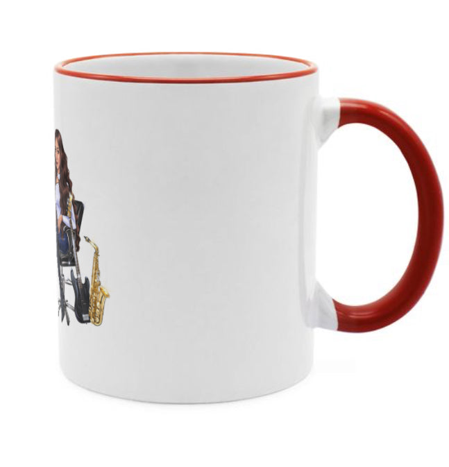 Musiker Tasse in rot für Musiker - Musiker Merchandise Shop