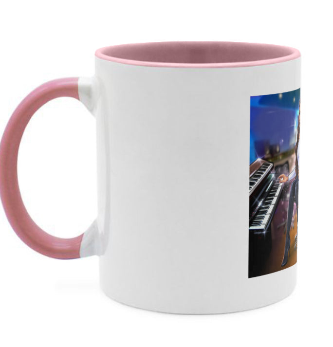 Tasse in rosa für Musiker - Musiker Merchandise Shop