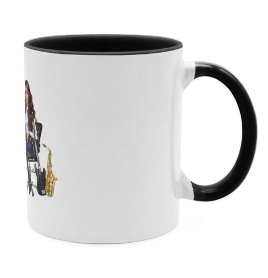 Musiker Merchandise - Tasse mit Musiker Motiv in schwarz für Musiker
