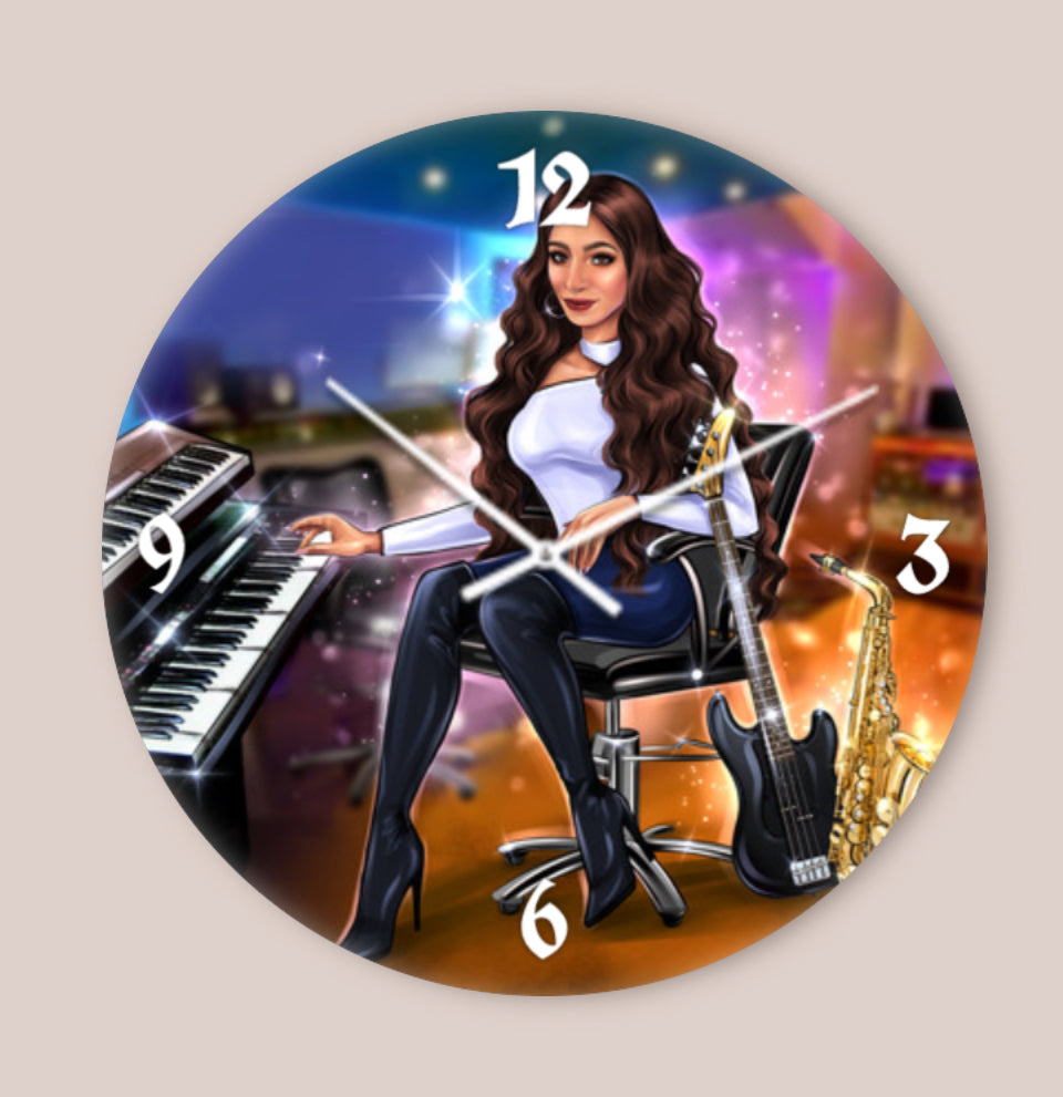 Wanduhr für Musiker - Musiker Merchandise Shop