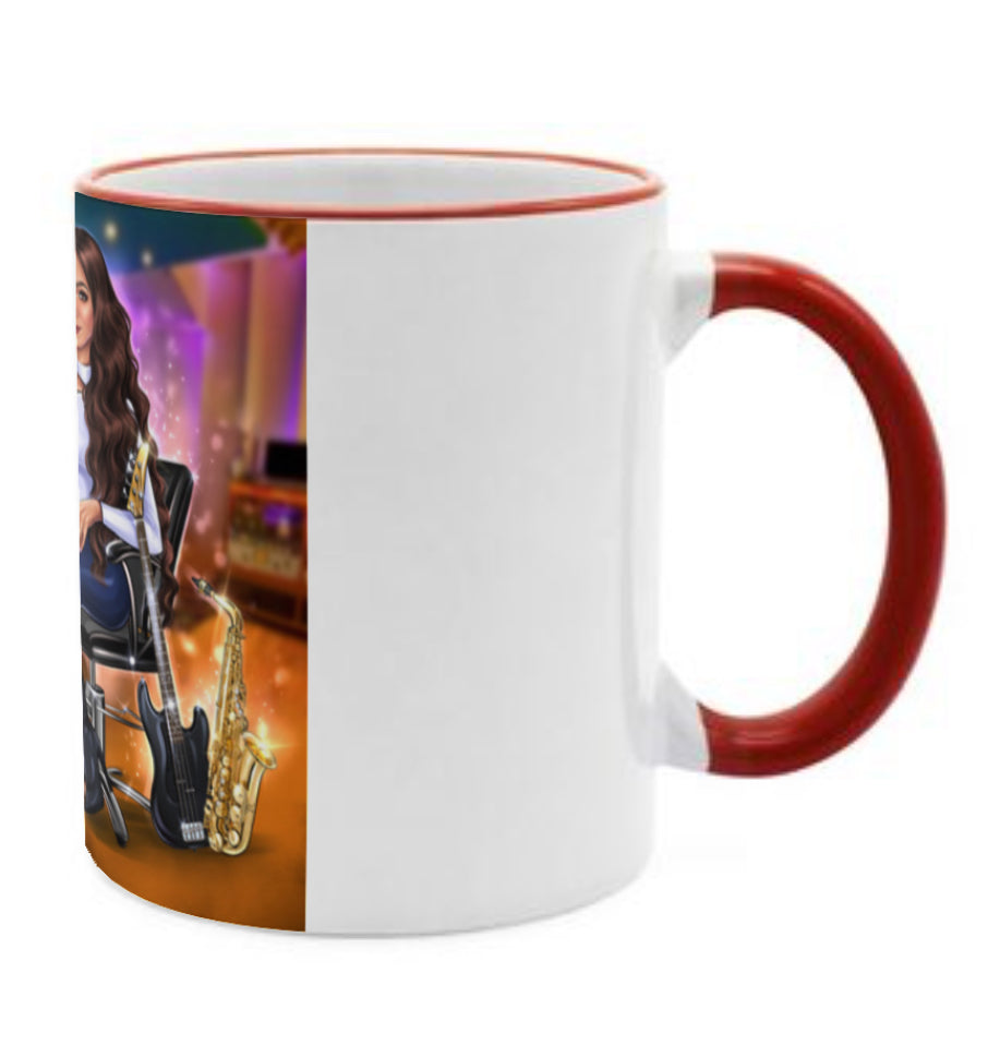 Tasse in rot für Musiker - Musiker Merchandise Shop