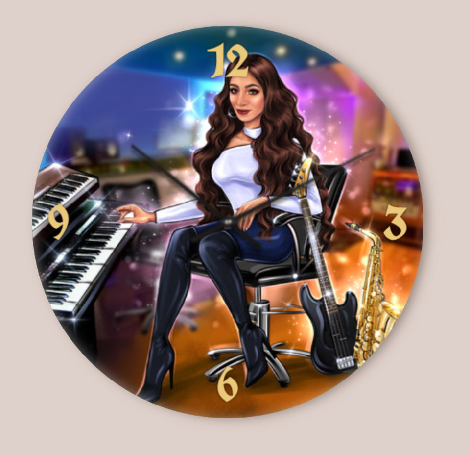 Wanduhr für Musiker - Musiker Merchandise Shop