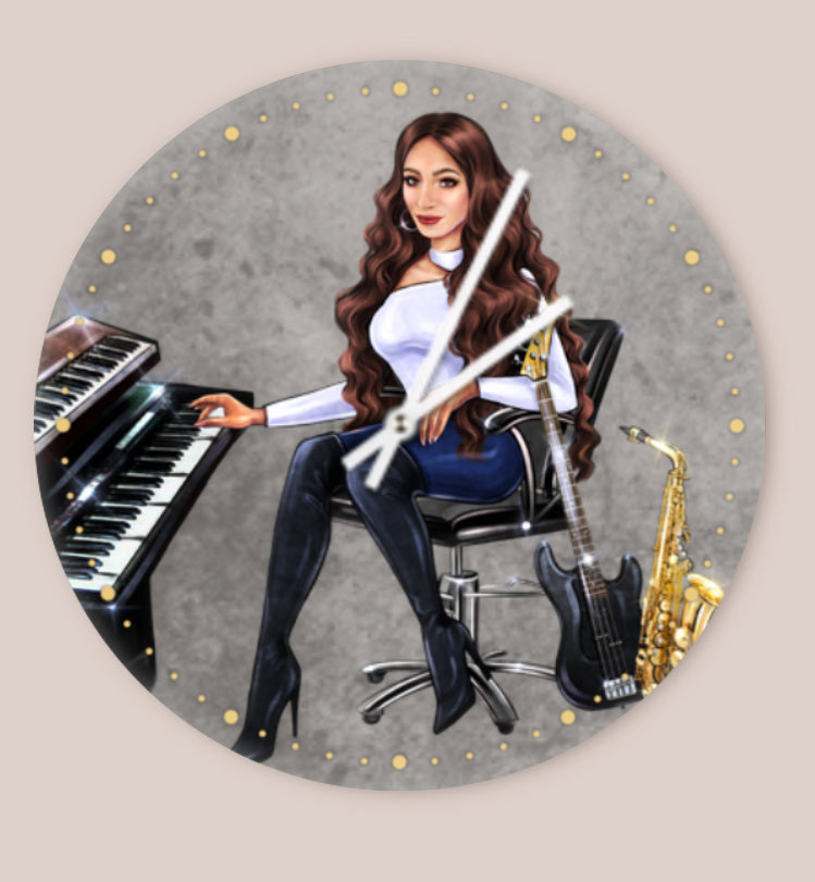 Wanduhr für Musiker - Musiker Merchandise Shop