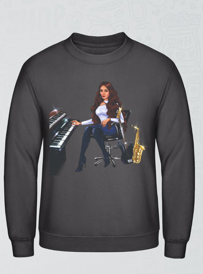 Bundle: 2 Pullover (grau, schwarz) - Musiker Merchandise Shop
