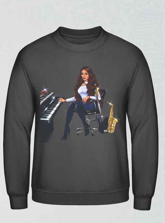 Bundle: 2 Pullover (grau, schwarz) - Musiker Merchandise Shop
