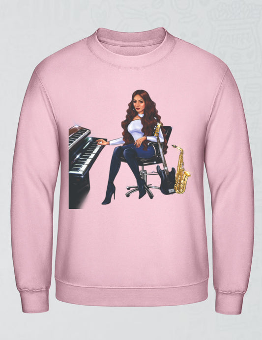 Bundle: Pullover (rosa) & Hoodie (rosa) - Musiker Merchandise Shop