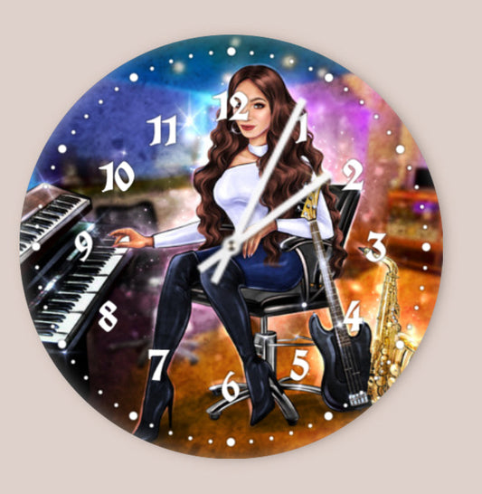 Bundle: Bettwäsche & Wanduhr - Musiker Merchandise Shop