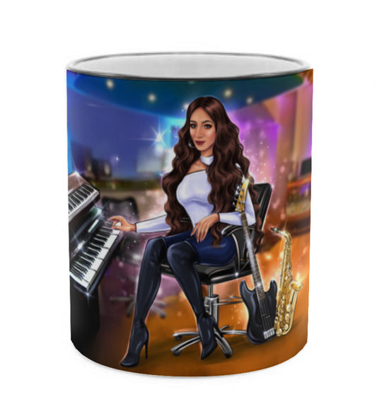 Tasse (schwarz) - Musiker Merchandise Shop