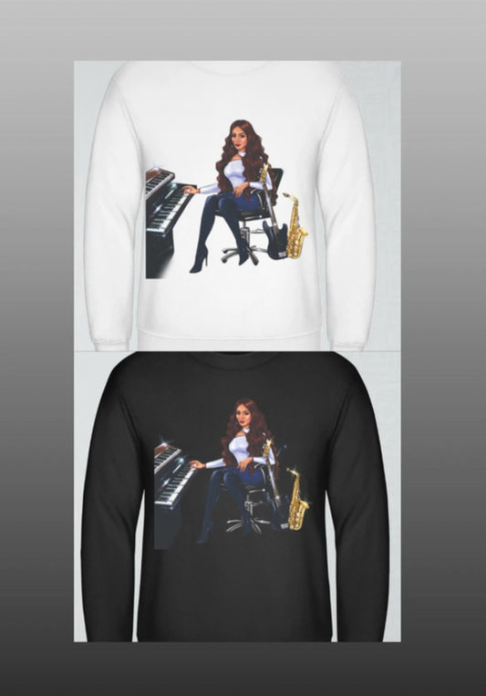 Bundle: 2 Pullover (schwarz, weiß) - Musiker Merchandise Shop