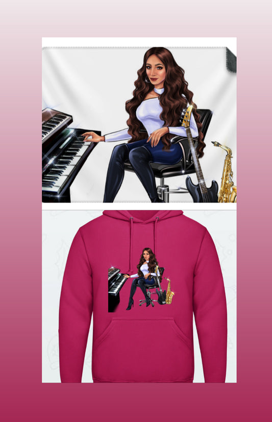 Bundle: Kuscheldecke & Hoodie (pink)