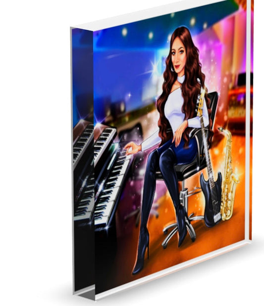 Acrylblock für Musiker - Musiker Merchandise Shop