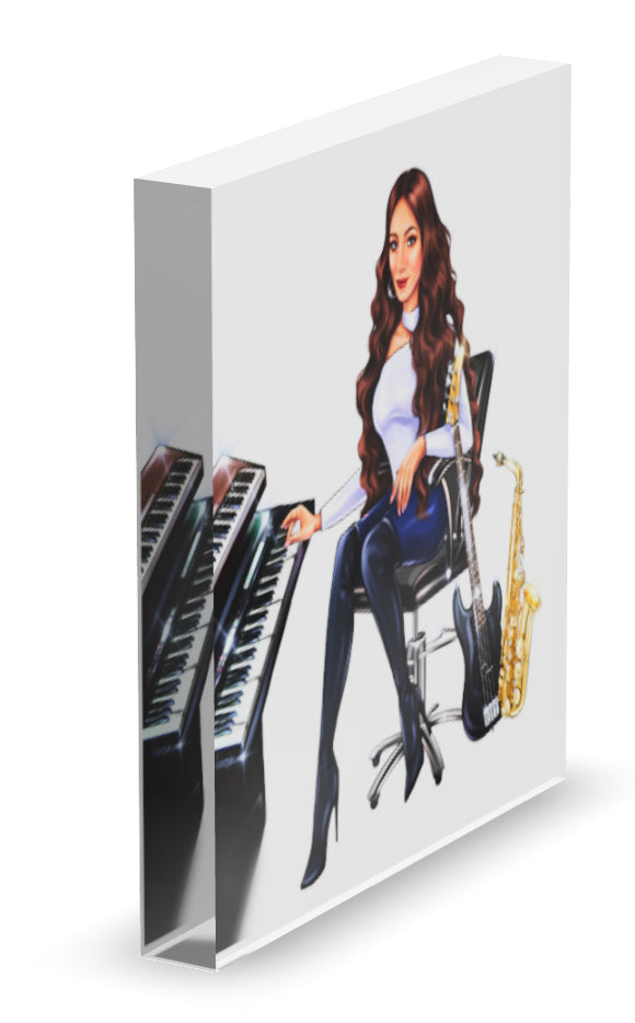 Acrylblock fuer Musiker - Musiker Merchandise Shop