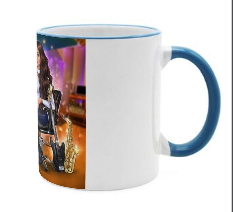Tasse (blau) - Musiker Merchandise Shop