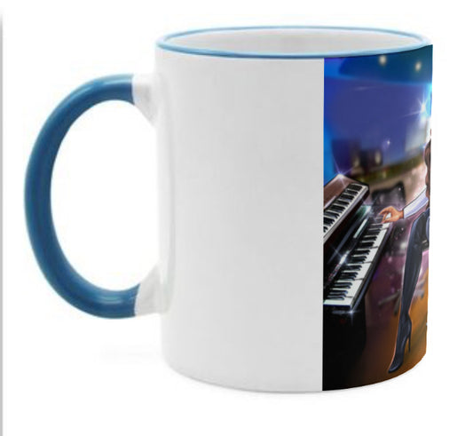 Tasse (blau) - Musiker Merchandise Shop