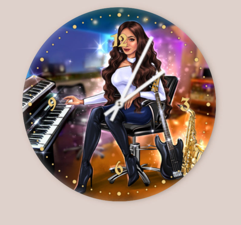 Wanduhr für Musiker - Musiker Merchandise Shop