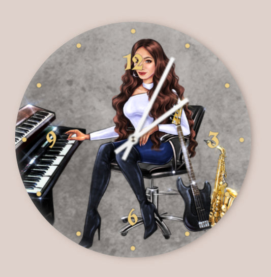 Musiker Wanduhren  - Musiker Merchandise Shop