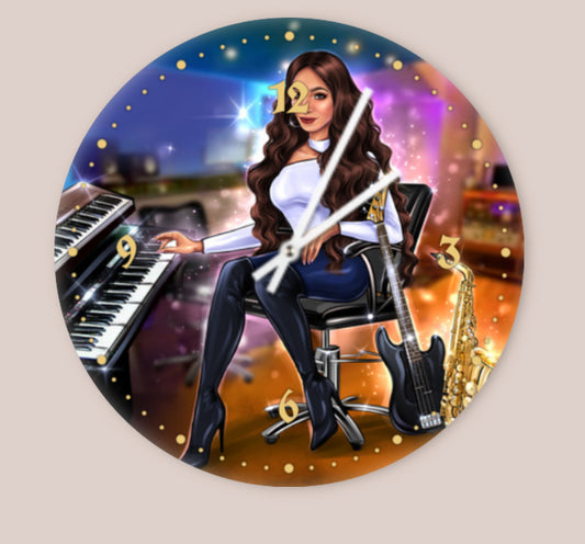 Musiker Wanduhren  - Musiker Merchandise Shop