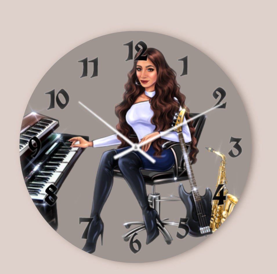 Wanduhr für Musiker - Musiker Merchandise Shop