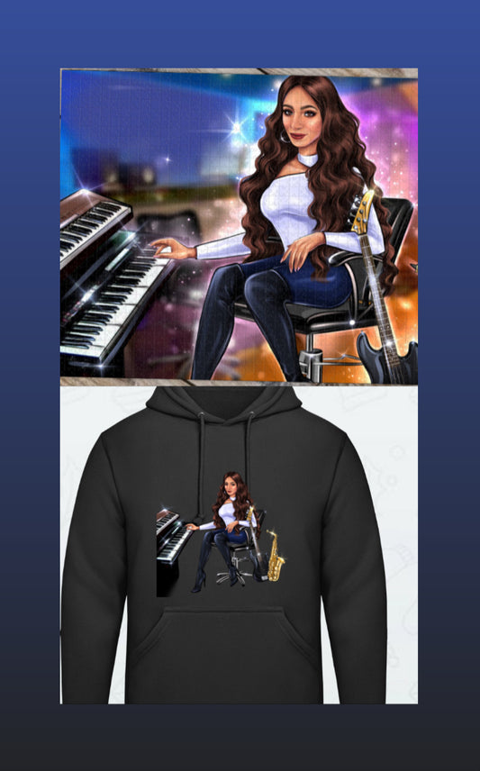 Hoodies in schwarz und Puzzle für Musiker - Musiker Merchandise Shop
