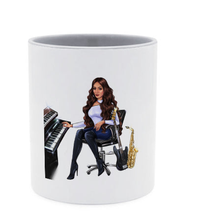 Tasse in grau für Musiker - Musiker Merchandise Shop