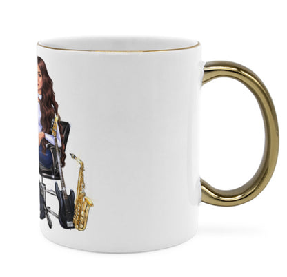 Musiker Tasse in gold für Musiker - Musiker Merchandise Shop
