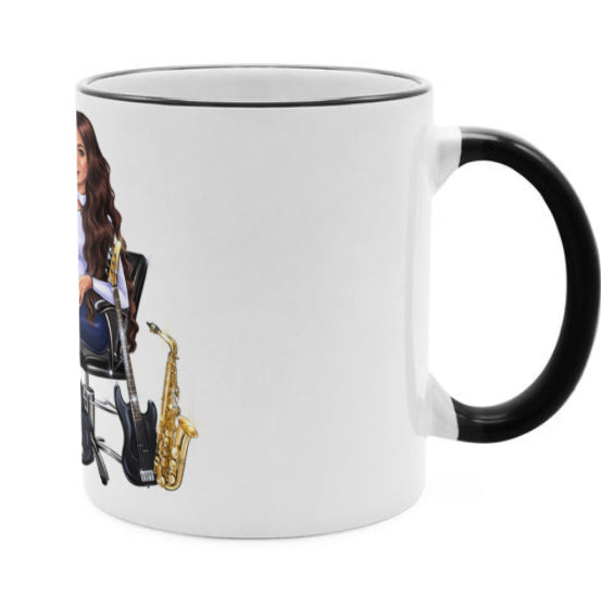 Tasse in schwarz für Musiker - Musiker Merchandise Shop