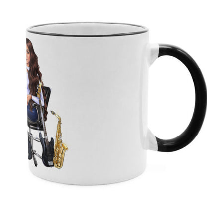 Tasse in schwarz für Musiker - Musiker Merchandise Shop