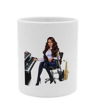 Tasse in weiß für Musiker - Musiker Merchandise Shop 