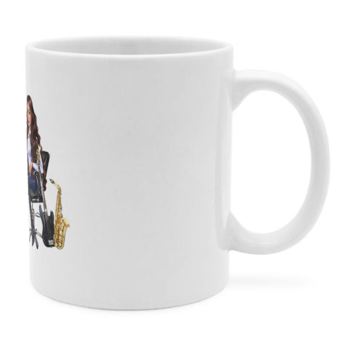 Tasse in weiß für Musiker - Musiker Merchandise Shop 