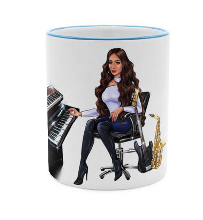 Tasse in blau für Musiker - Musiker Merchandise Shop