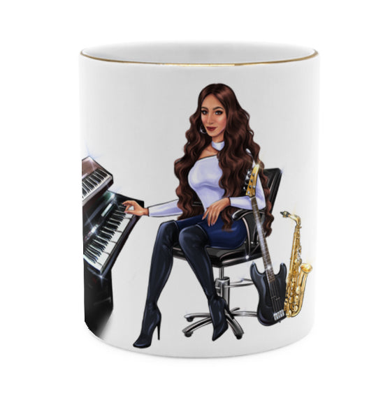 Musiker Tasse in gold für Musiker - Musiker Merchandise Shop