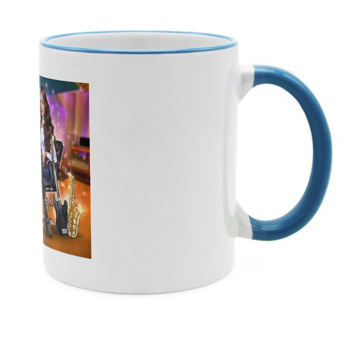 Tasse in blau für Musiker - Musiker Merchandise Shop