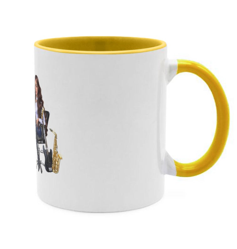 Tasse in gelb für Musiker - Musiker Merchandise Shop