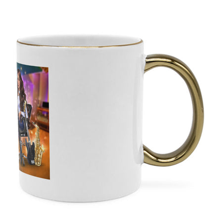 Musiker Tasse in gold für Musiker - Musiker Merchandise Shop