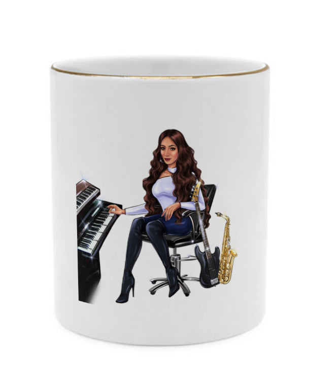 Musiker Tasse in gold für Musiker - Musiker Merchandise Shop