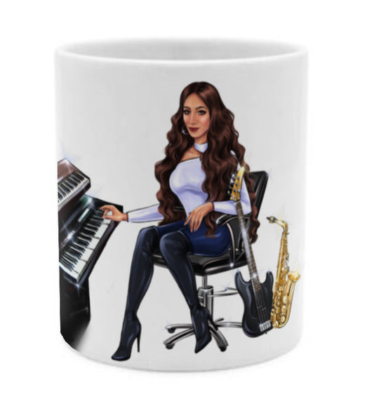 Tasse in weiß für Musiker - Musiker Merchandise Shop