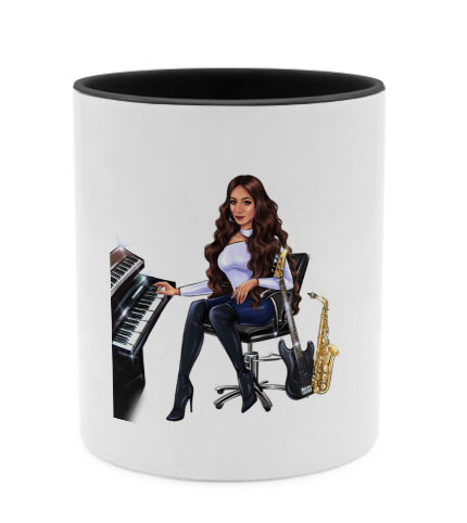 Tasse in schwarz für Musiker - Musiker Merchandise Shop