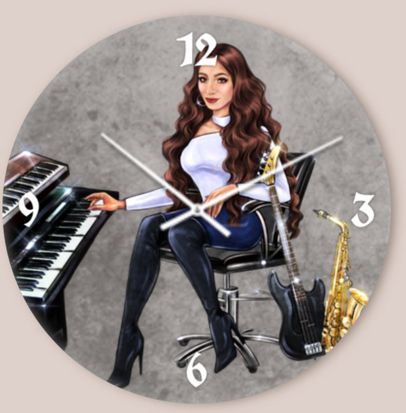 Wanduhr für Musiker - Musiker Merchandise Shop 