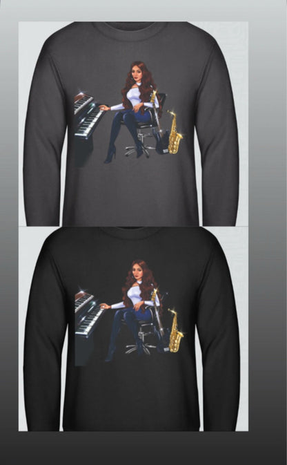 Bundle: 2 Pullover (grau, schwarz) - Musiker Merchandise Shop