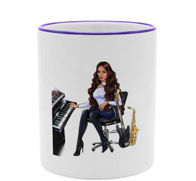 Musiker Tasse in lila für Musiker - Musiker Merchandise Shop