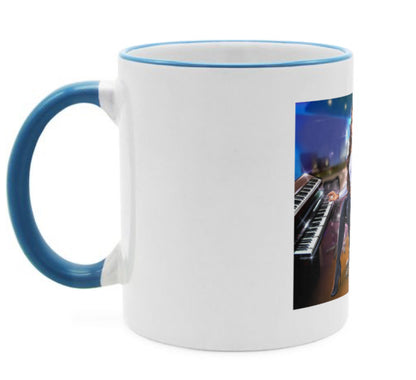 Musiker Merchandise - Tasse mit Musiker Motiv Tonstudio in blau für Musiker 