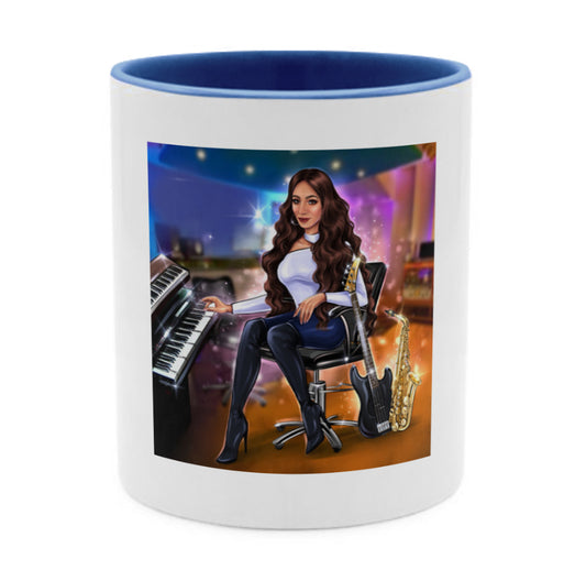 Tasse in blau für Musiker - Musiker Merchandise Shop