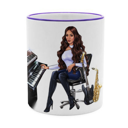 Tasse in lila für Musiker - Musiker Merchandise Shop