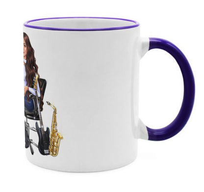 Tasse in lila für Musiker - Musiker Merchandise Shop